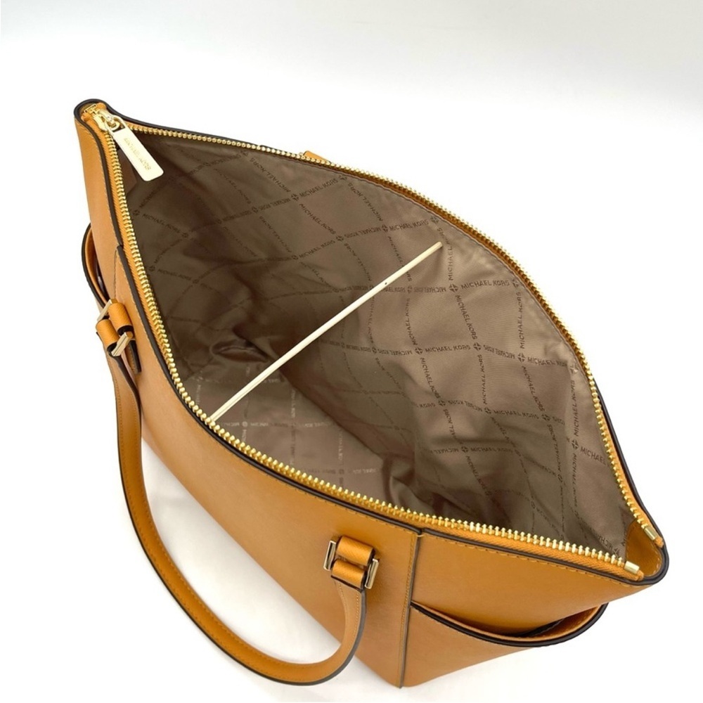 Michael Kors Large Charlotte Tote Bag Cider - Picture 5 of 6